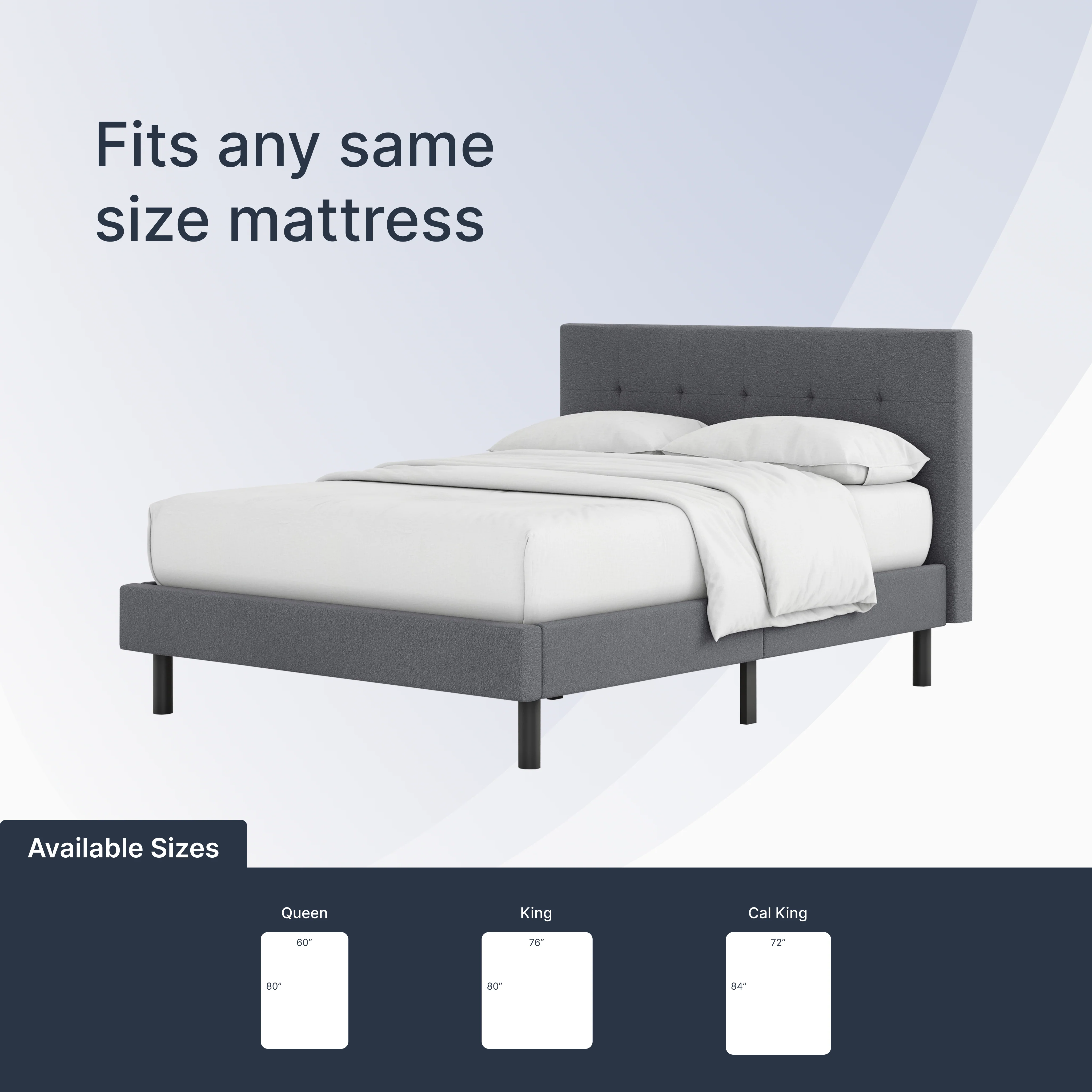 Tufted Platform Bed - Image 3