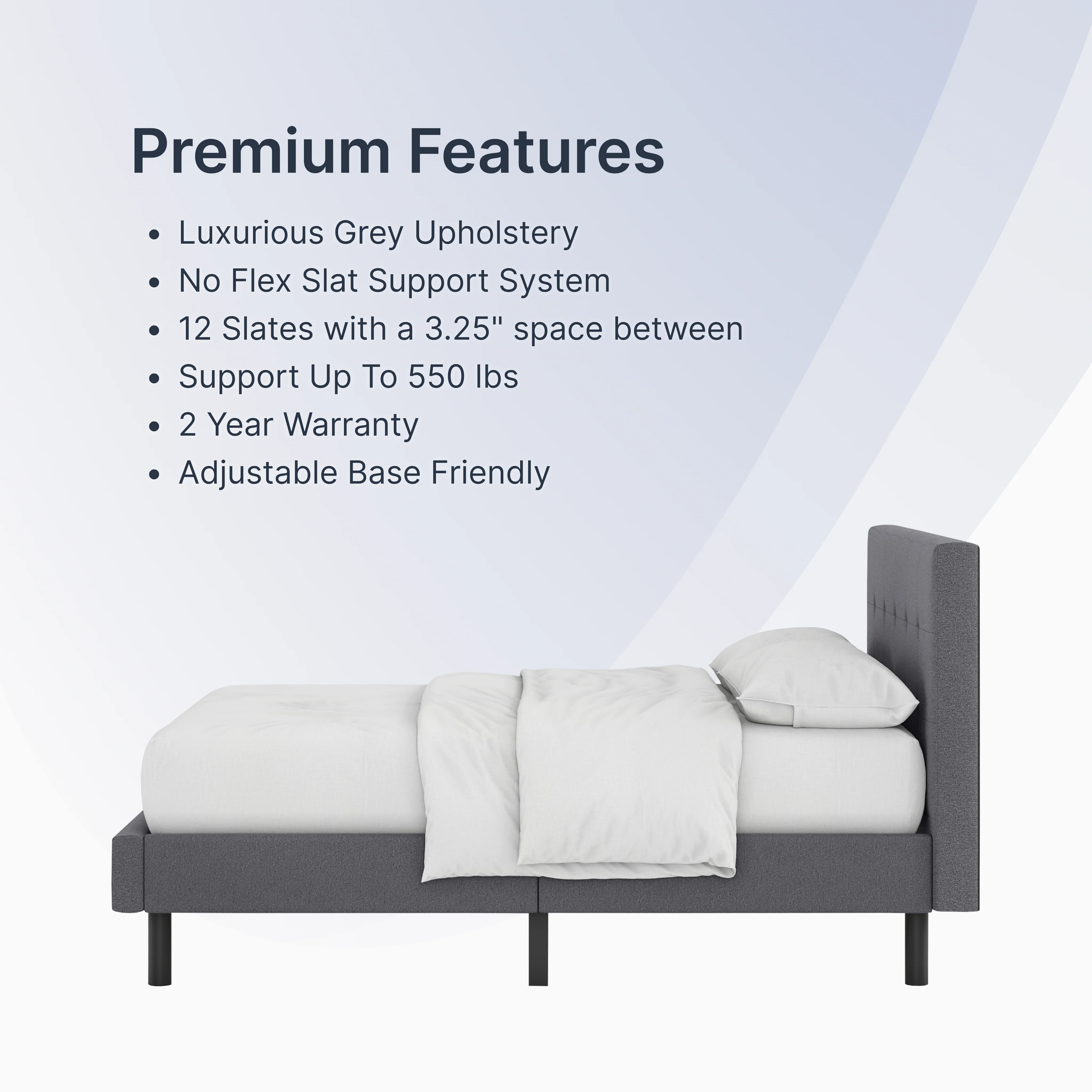 Tufted Platform Bed - Image 4